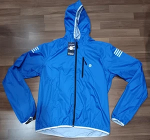 Proviz Men's Cycling Running Lightweight Reflective Hooded Blue Jacket XL - Picture 1 of 11