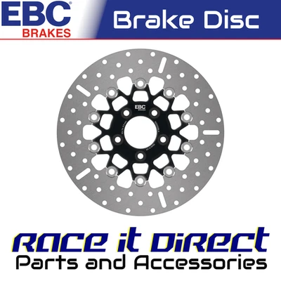 Disco de freno trasero para Harley Dyna 1450 Super Glide FXDI GM 2004 negro cromo EBC Foto 1 de 4