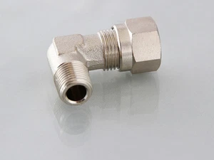 Compression Elbows for pneumatics ,Fittings Metric Male Bspt Various Sizes - Picture 1 of 1