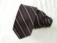 BROOKS BROTHERS MEN'S TIE BLUE/STRIPED 3.3/8" 61" USA