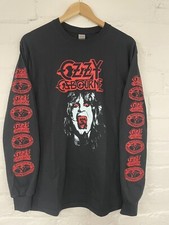 Ozzy Osbourne Black Sabbath Long Sleeve T-shirt UnWorn Size M Screen Printed