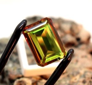 Certified Alexandrite Emerald Cut 62ct Faceted Color Changing Alex Mined Stone - Picture 1 of 11
