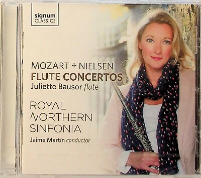 Mozart & Nielsen: Flute Concertos -Juliette Bausor CD -NEW -Jaime Martin (2016)  - Image 1 of 2
