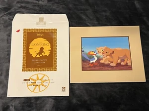 THE LION KING 1994 KODAK COMMEMORATIVE 11"x14" LITHOGRAPH WITH ENVELOPE #1 - Picture 1 of 7