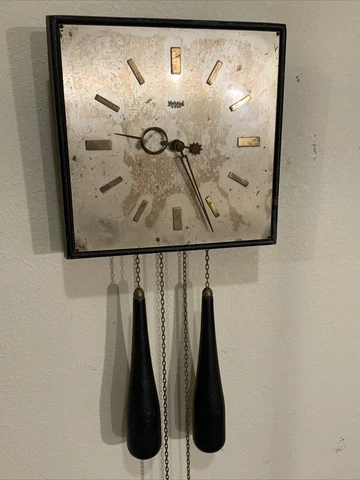 Vintage Antique Westwood 8 DAY Weight Driven Wall Clock Cover
