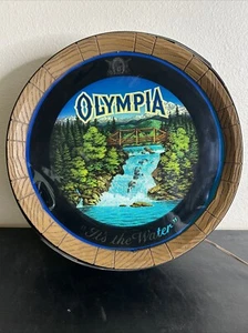 Rare Vintage Olympia Beer Beer Sign Keg Barrel Display It’s The Water - Picture 1 of 24