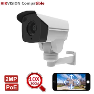 Hikvision Compatible 2MP PoE Full HD Network Bullet PTZ Camera10x Zoom O-vif 80M - Picture 1 of 9