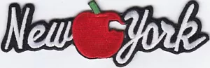 USA New Apple York gestickte Aufnäher 5"x2" zum Aufbügeln - Bild 1 von 1