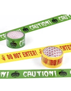 New 19 Rolls Halloween Caution Tape Roll Do Not Enter Halloween Decor 1476 Ft - Picture 1 of 9