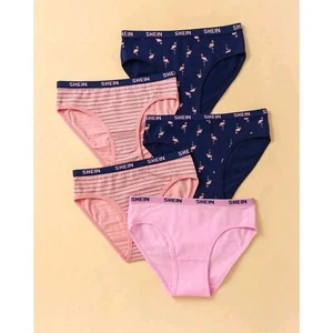 New Girls Womens 5 pair Colored Panties Undies Briefs Underwear Hipster Bikini - Picture 1 of 3