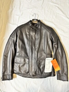 Triumph Ladies Paige Jacket Black Leather Armoured Motorcycle Jacket NEW - Picture 1 of 12