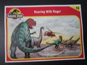 CERATOSAURUS # 19 JURASSIC PARK 1993 LIM ED MOVIE COLLECTOR CARD KENNER EX - Picture 1 of 6