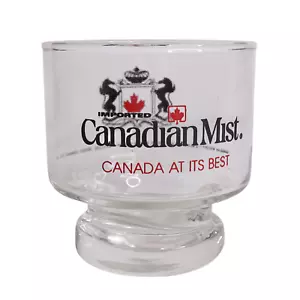 Imported Canadian Mist Whiskey Glass - Canada At It's Best 3.5" Tall - 6 Ounces - Picture 1 of 3