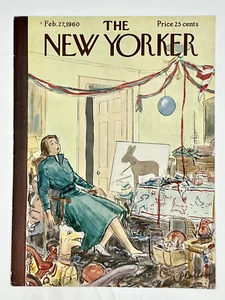 Original Feb 27, 1960 New Yorker Cover: Clean up after the kid's birthday party - Picture 1 of 1