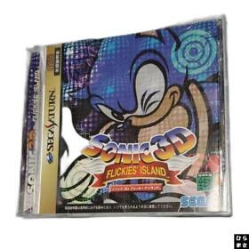 Sega Saturn Sonic 3D Flickies Island Retro Action Game Soft  SS JAPAN Import