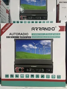 Autoradio display 7' pollici 1 Din Jukebox M706L In Dash Usb Bluetooth Aux Hd - Foto 1 di 1
