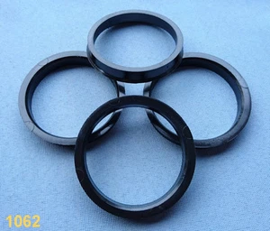 4x Zentrierringe 68,0 mm 60,1 mm für Alufelgen Schwarz 1062 - Picture 1 of 2