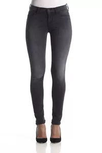 Jeans super skinny nuovi con etichette autentici Hudson Nico Midrise NUOVI taglia 28 NERO CARDO - Foto 1 di 3
