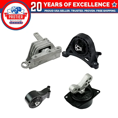 Fits 2011-2013 Buick Regal 2.0L MANUAL Engine Motor&Transmission Mount Set 4pc — 第 1/2 张图片