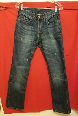 Pantalones de mezclilla ajustados Bull Head Dillon para hombre 29W x 30L desgastados Foto 1 de 4