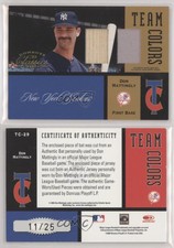 2004 Donruss Classics Team Colors Game-Used Bat & Jersey /25 Don Mattingly