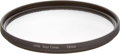 MARUMI Camera Lens Cross Filter DHG Star Cross 4X For Digital 72mm 089128 - Image 1 of 4