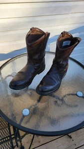 Lacrosse Mens Western Work Boots Tallgrass Western Toe DC 11 Inch Brown. - Picture 1 of 14