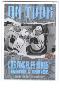 2024-25 Upper Deck Series 2 On Tour Anze Kopitar & Trevor Moore - Picture 1 of 2