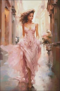 Graceful Steps - Counted Cross Stitch Kits Needlework Embroidery DIY - Picture 1 of 3