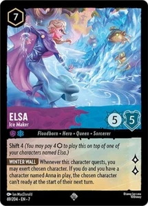 Elsa Ice Maker Non-Foil Disney Lorcana 69/204 Archazia's Island - Picture 1 of 1