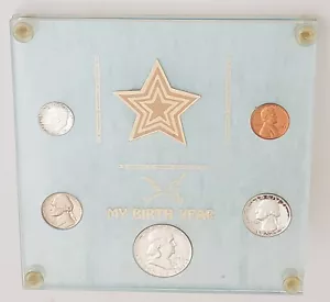 1958 Birth Year Proof Coin Set-Philadelphia Mint-Rare Display Case (L43) - Picture 1 of 3