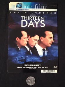 Thirteen Days- Blockbuster Video Movie Backer Card MINI ART POSTER 5.5/8 - Picture 1 of 3