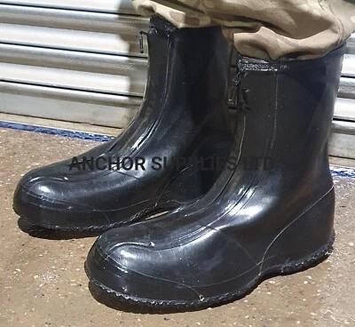 Genuine Issue RAF Winter Flying Overboots Rubber Boots Protective (still194/197)