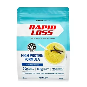 Premium Protein Powder 672g Rapid Loss Vanilla High Protein Shake Whey Aussie - Picture 1 of 5