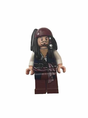 lego pirates of the caribbean captain jack sparrow minifigure Authentic - Image 1 of 2