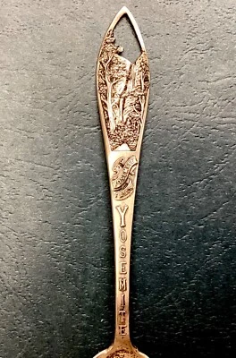 复古优胜美地国家公园 - 加利福尼亚州 - 纯银勺子 cd — 第 1/4 张图片