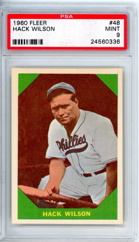 1960 Fleer  Hack	Wilson	48	PSA 9	Set Break - Image 1 of 1