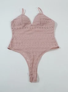 Damen Body Bozzolo Spitze ärmellos Lachs Größe M - Bild 1 von 5