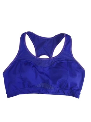 Athleta Sports Bra Womens XL Purple Blue Pullover Gym Yoga Fitness - Image 1 of 4
