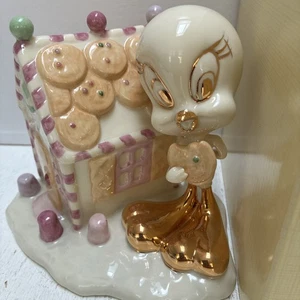 Lenox Piolín Pájaro Navidad Pan de Jengibre Casa Estatuilla Looney Tunes 5.25"H S14 - Imagen 1 de 9