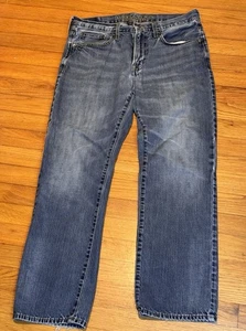 American Eagle Jeans mittlere Waschung Original gerade Herrengröße 32 x 30 langlebig - Bild 1 von 12