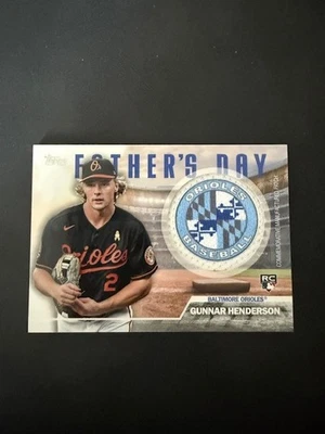 2023 Topps Series 2 Gunnar Henderson Father's Day Team Patches #FD-GH - Image 1 of 2