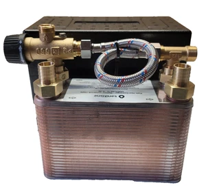 Wärmetauscher und Thermostatventil 45kW Webasto Eberspacher Warmwasserbereitung - Bild 1 von 4