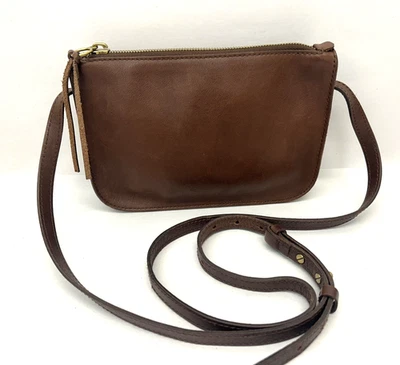 Madewell The Simple Crossbody Shoulder Bag Brown Leather - Image 1 of 4