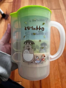 My Neighbor Totoro Pitcher and Cup Set, Polypropylene, 4 Cups, Blue, Orange, - Picture 1 of 5