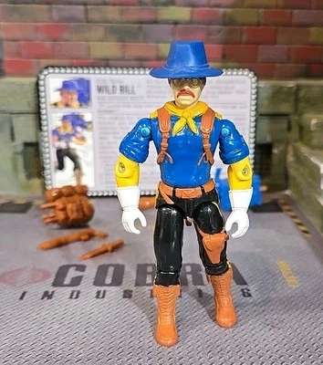 GI JOE ~ 1992 WILD BILL ~ EXCELENTE Y APRETADO ~ CABALLERÍA AÉREA ~ 100% Y TARJETA DE ARCHIVO Foto 1 de 4