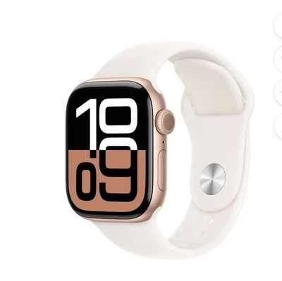 Apple Watch Series 10 (GPS) 42mm Rose Gold Brand New Sealed - Image 1 of 4