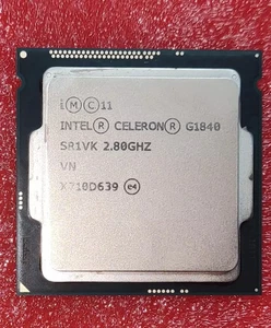Intel Celeron Dual-Core G1840 SR1RR SR1VK 2.80GHz 2MB LGA 1150 Desktop CPU 53W - Picture 1 of 4