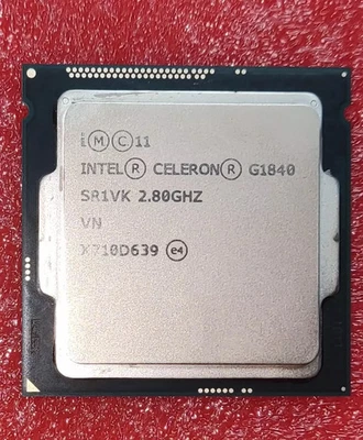 Intel Celeron Dual-Core G1840 SR1RR SR1VK 2.80GHz 2MB LGA 1150 Desktop CPU 53W - Image 1 of 4