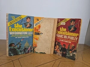 The Executioner Lot/3 #13 Washington #14 San Diego #15 Philly by Don Pendleton - Picture 1 of 15